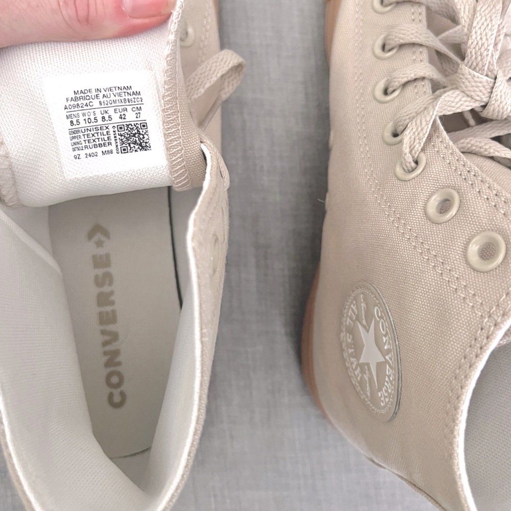Brand New Converse Chuck Taylor High Tops, M 8.5 / W 10.5 - Picture 9 of 9